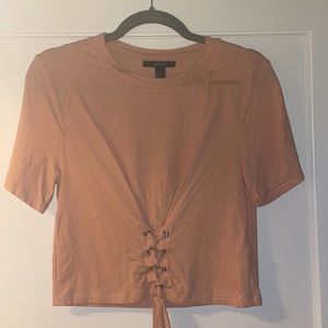 Forever 21 tie front top